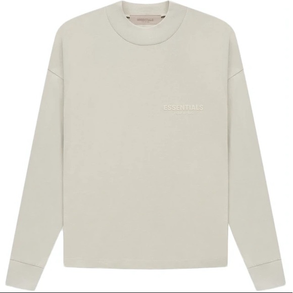 FEAR OF GOD ESSENTIALS Suit ‘Wheat’ L/S T-Shirt + Sweatpants - Picture 4 of 8